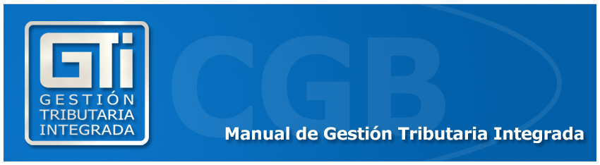 GTi - Manual de Gestión Tributaria Integrada